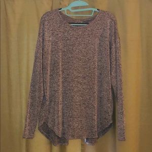 Aerie Gray Tie Back Top